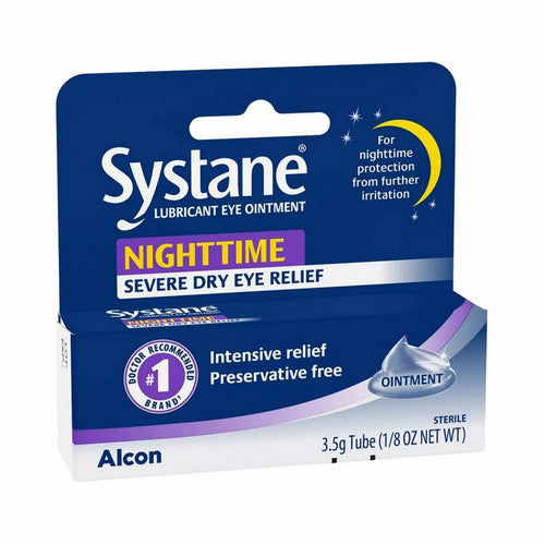 Systane, Nighttime Severe Dry Eye Relief Lubricant Eye Ointment, 3.5 Grams
