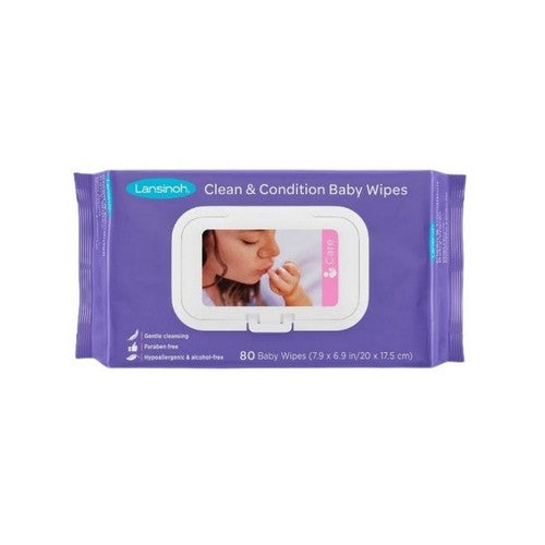 Lansinoh Laboratories, Clean And Condition Cloths, Pack Of 80