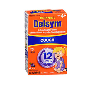 Delsym, Children'S 12 Hour Cough Relief Liquid Grape, 3 Oz