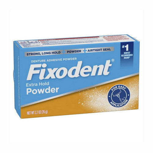 Fixodent, Extra Hold Denture Adhesive Powder, 2.7 Oz