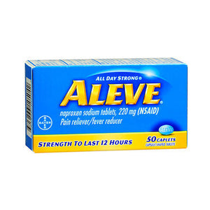 Aleve, All Day Strong Pain Reliever And Fever Reducer, 220 mg, 50 caplets