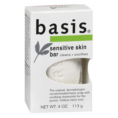 Basis, Sensitive Skin Bar, 4 Oz