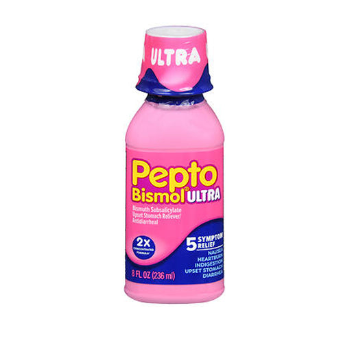 Pepto-Bismol, Ultra Bismuth Subsalicylate Liquid, 8 oz