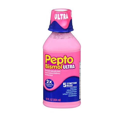 Pepto-Bismol, Ultra Bismuth Subsalicylate Liquid, 12 oz