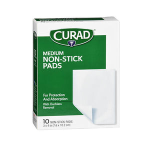 Medline, Non-Stick Pads Medium, 10 Count