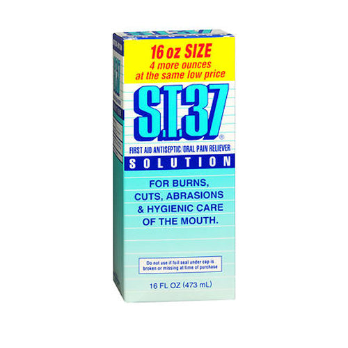 S.T.37, First Aid Antiseptic Oral Pain Reliever Solution, 16 oz