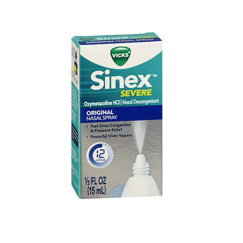 Vicks, Sinex Severe Oxymetazoline Hcl Nasal Spray Original, 0.5 Oz