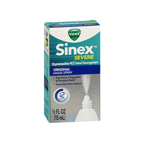 Vicks, Sinex Severe Oxymetazoline Hcl Nasal Spray Original, 0.5 Oz