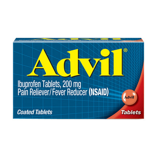 Advil, Ibuprofen Pain Reliever Fever Reducer Coated, 200 mg, 200 tabs