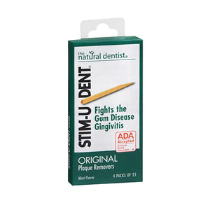 Stim-U-Dent, Stim-U-Dent Plaque Removers Original Mint, 100 Count