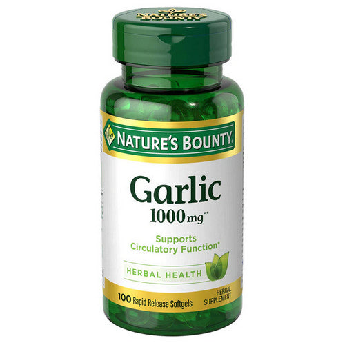 Nature's Bounty, Odorless Garlic, 1000 mg, 100 caps