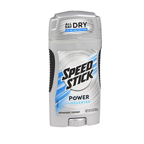 Speed Stick, Power Antiperspirant Deodorant Unscented, 3 Oz