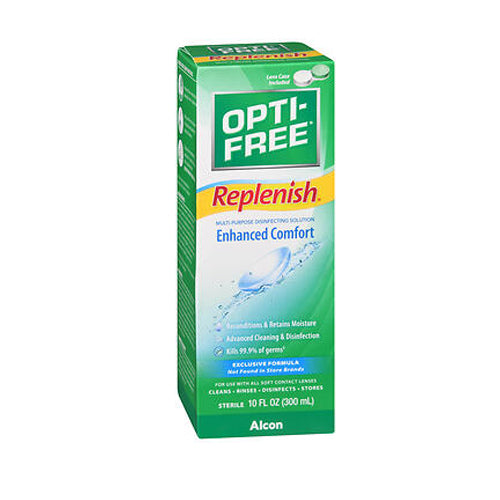 Opti-Free, Replenish Enhanced Comfort Multi Purpose Disinfecting Solution, 10 Oz