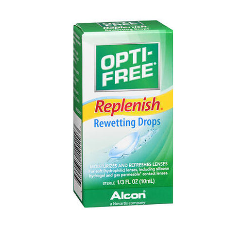 Opti-Free, Replenishing Rewetting Drops, 10 ml