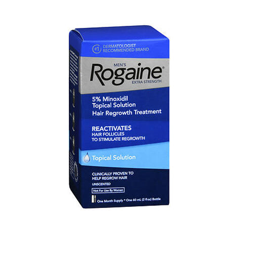 Rogaine, Mens Extra Strength 5% Minoxidil Topical Solution, 2 Oz