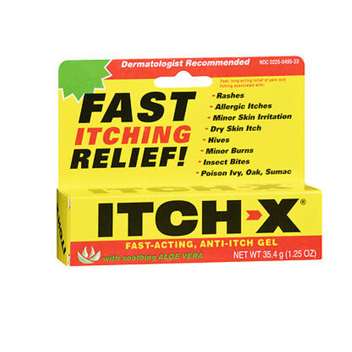 Itch-X, Fast-Acting Anti-Itch Gel, 1.25 Oz