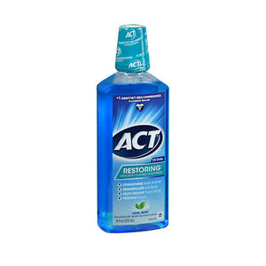 Act, Restoring Anticavity Fluoride Mouthwash Cool Mint, 18 Oz