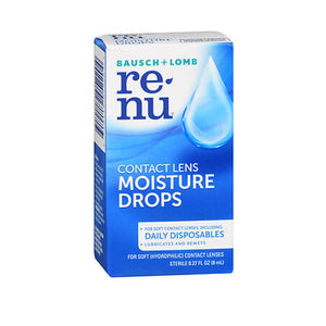 Bausch + Lomb, Renu Contact Lens Moisture Drops, 0.27 Oz