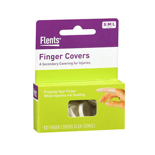 Flents, Finger Covers Small And Medium & Large Combo, 12 Count