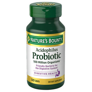 Nature's Bounty, Acidophilus Probiotic, 120 Tabs