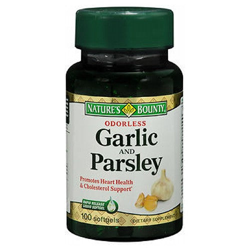 Nature's Bounty, Garlic And Parsley, 100 Caps