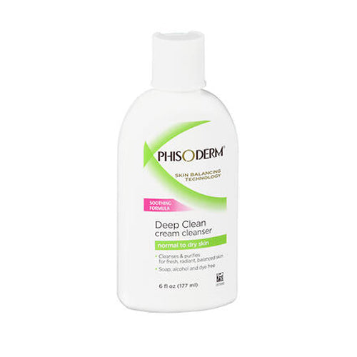 Phisoderm, Deep Clean Cream Cleanser, 6 Oz