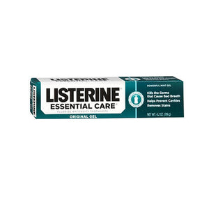 Listerine, Essential Care Anticavity Toothpaste Original Gel Powerful Mint, 4.2 Oz