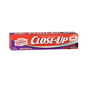 Close-Up, Anticavity Fluoride Toothpaste Fresh Breath Cinnamon Blast, 6 oz
