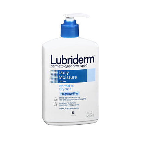 Lubriderm, Daily Moisture Lotion, 16 Oz
