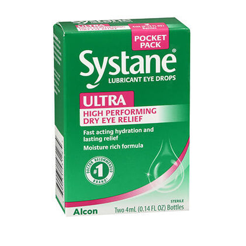 Systane, Ultra Lubricant Eye Drops Pocket Pack, 8 Ml