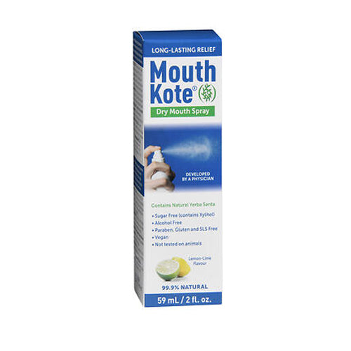 Mouth Kote, Dry Mouth Spray Lemon Lime, 2 Oz