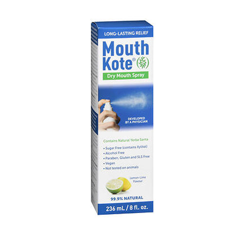 Mouth Kote, Dry Mouth Spray Lemon Lime, 8 oz