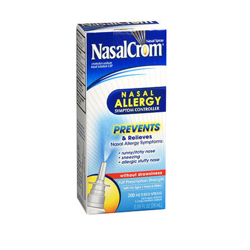 Nasalcrom, Cromolyn Sodium Nasal Solution Nasal Allergy Symptom Controller Spray, 0.88 oz