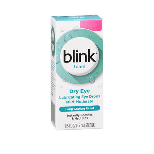 Bausch + Lomb, Blink Tears Lubricating Eye Drops Mild-Moderate Dry Eye, 0.5 Oz