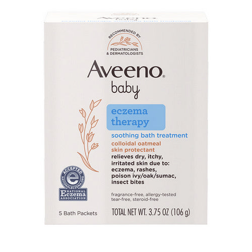 Aveeno, Baby Eczema Therapy Soothing Bath Treatment, 5 Count