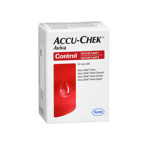 Accu-Chek, Aviva Control Solution 2 Levels, 2 X 2.5 Ml