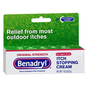 Benadryl, Itch Stopping Cream Original Strength, 1 Oz