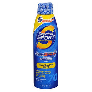 Coppertone, Sport Spf 70 Plus Continuous Spray Sunscreen, 6 oz