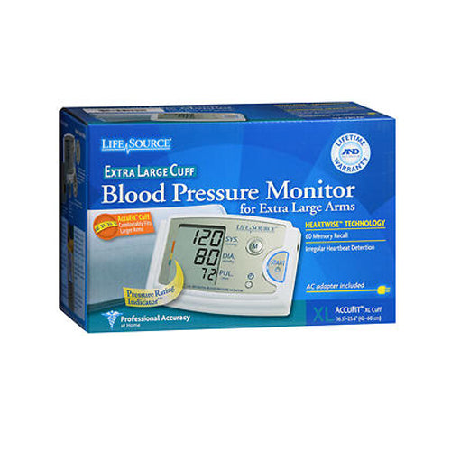 A & D, Blood Pressure Monitor Upper Arm Extra Large, 1 Each