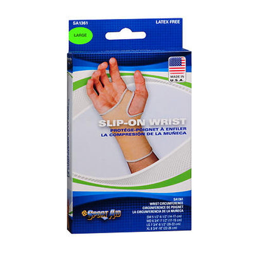 Sport Aid, Slip-On Wrist Support Large, 1 Each