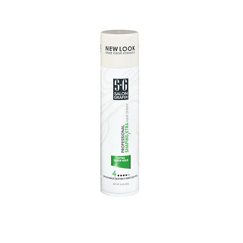Salon Grafix, Professional Shaping Xtra Hair Spray 4 Extra Super Hold, 10 oz