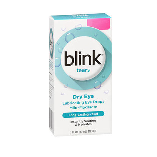Blink, Bausch + Lomb Blink Tears Lubricating Eye Drops Mild-Moderate Dry Eye, 1 oz