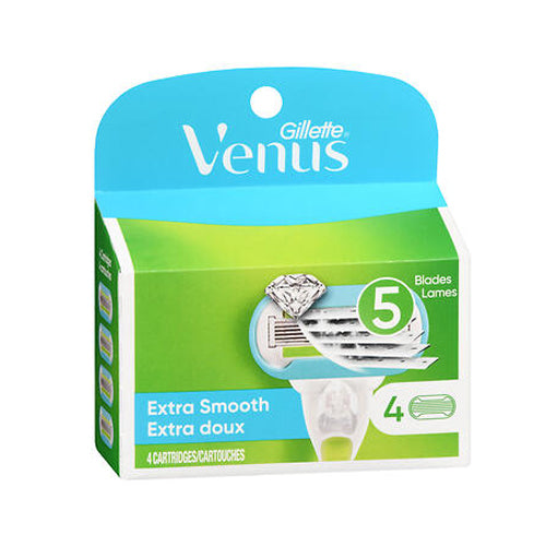 Gillette, Venus Extra Smooth Cartridges, 4 each