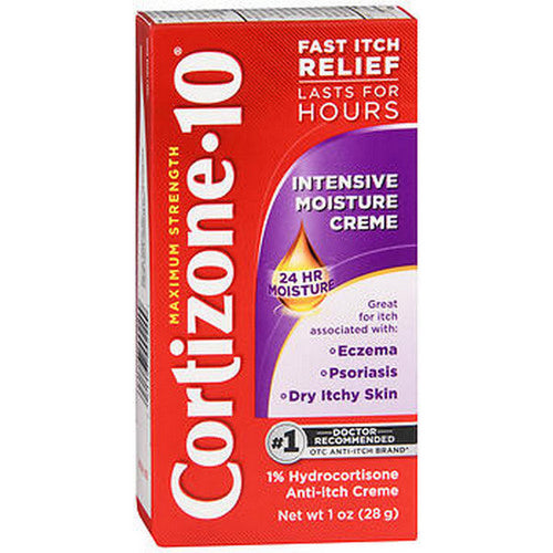 Cortizone-10, Intensive Healing Formula Anti-Itch Creme Maximum Strength, 1 Oz