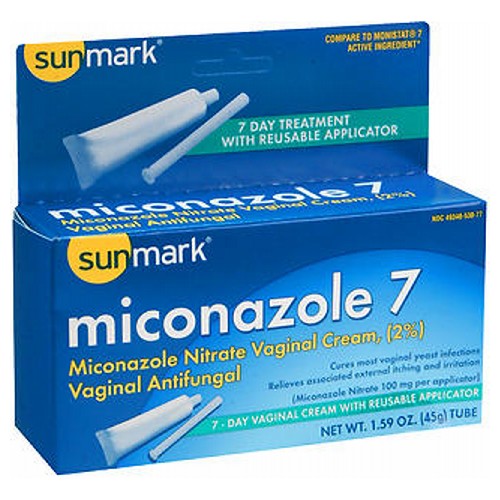 Sunmark, Miconazole 7 Vaginal Antifungal Reusable Applicator, 1.59 Oz