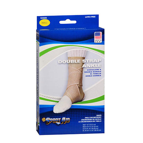 Sport Aid, Double Strap Ankle Small, 1 Each