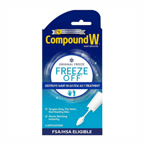 Compound W, Wart Remover Freeze Off Applications, 8 Count