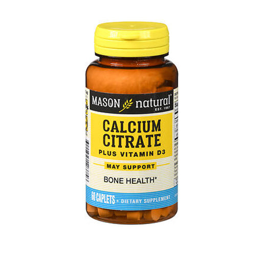 Mason, Calcium Citrate With Vitamin D3, 60 Caps