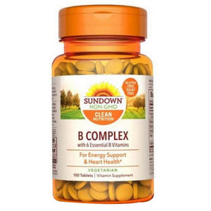Sundown Naturals, Vitamin B-Complex, 100 tabs