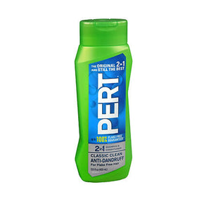 Pert Plus, 2 In 1 Shampoo + Conditioner Classic Clean Anti Dandruff, 13.5 Oz